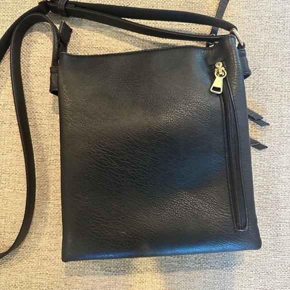 Concealed Carry Purse, CCW Gun Handbag black Faux Leather w/key EUC - Picture 2 of 5